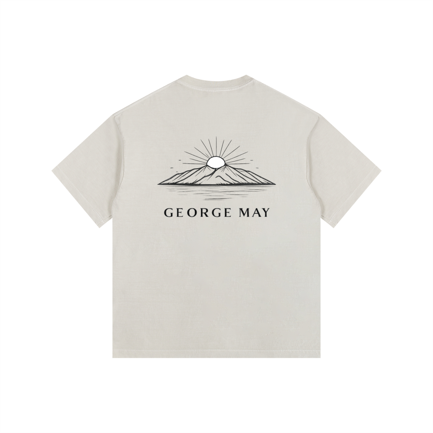 Men’s Vintage Washed Oversized Cotton T-Shirt