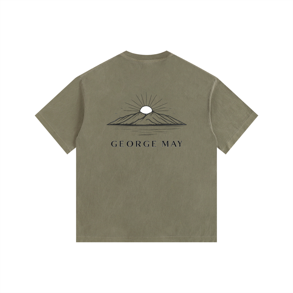 Men’s Vintage Washed Oversized Cotton T-Shirt