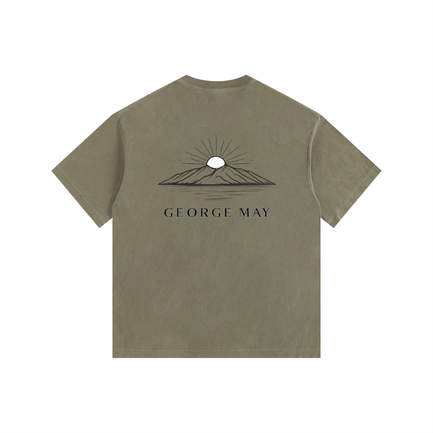 Men’s Vintage Washed Oversized Cotton T-Shirt